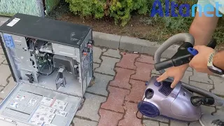 PC cleaning in Craiova - ALTANET PC cleaning Craiova with a vacuum cleaner - ALTANET service