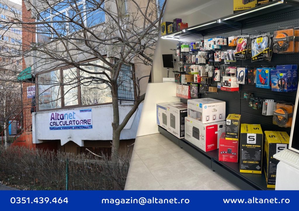 redeschidere magazin ALTANET Craiova exterior