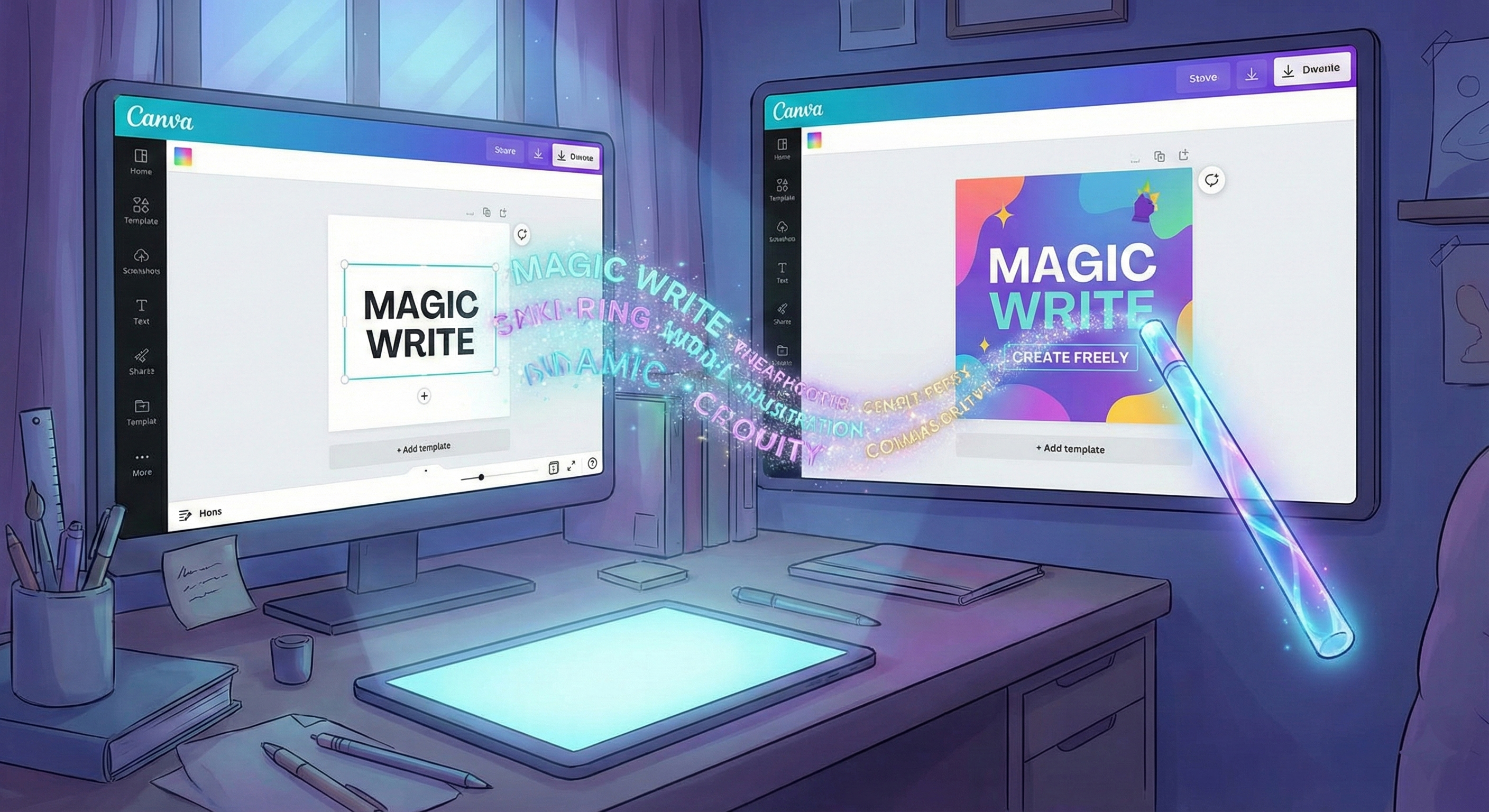 Canva Magic Write: Asistentul AI care scrie texte direct in designurile tale