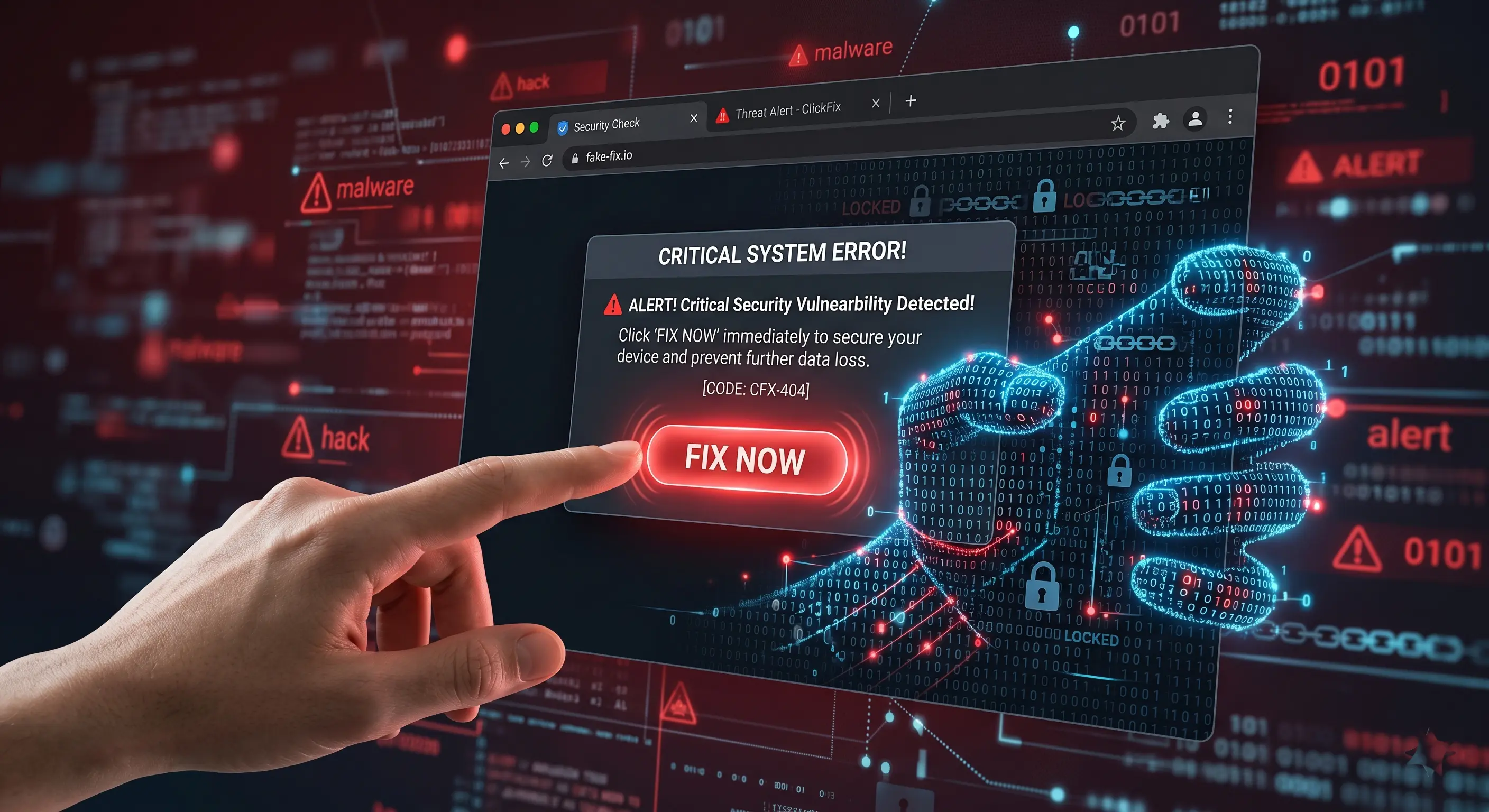 ClickFix: Noua metoda prin care un singur click iti poate bloca sistemul