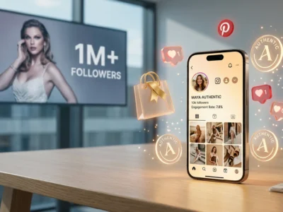 Ilustratie conceptuala despre **influencer marketing 2026**, vizualizand puterea micro-influencerilor si a autenticitatii in fata audientelor mari, dar mai putin implicate