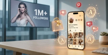 Ilustratie conceptuala despre **influencer marketing 2026**, vizualizand puterea micro-influencerilor si a autenticitatii in fata audientelor mari, dar mai putin implicate