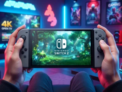 Reprezentare pentru **Nintendo Switch 2** si modul in care acest **gadget** redefineste **gamingul portabil** in 2026