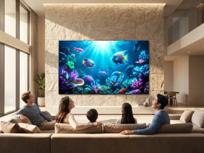 Reprezentare pentru **Samsung Micro RGB** si modul in care aceste **televizoare** aduc calitatea de lux in casele tuturor in 2026