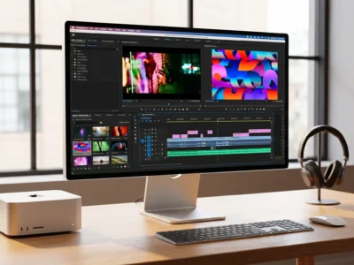 Vizualizare pentru Apple Studio Display XDR si modul in care acest monitor profesional schimba munca in 2026