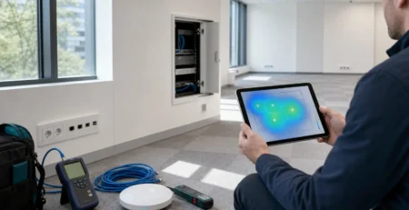 Afla cum sa realizezi un audit IT intr-un sediu nou. Verifica atent cablarea, prizele si energia inainte de a muta firma.